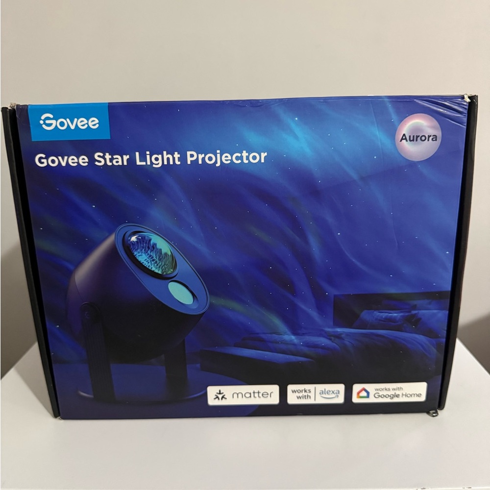 Govee Star Light Projector - Blue Aurora brand new in box.